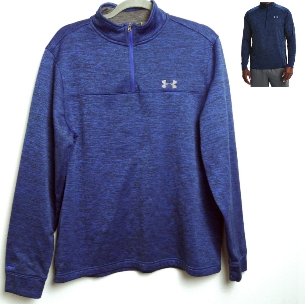Under Armour Storm1  Men's Tech  Long Sleeve Shirt Loose Fit LG/G Micro Fleece
